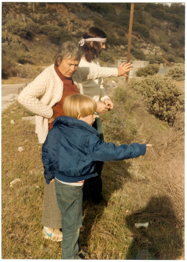 Louise, Head,  Mark & Judy's Shadow Redinger Lake March 17, 1984